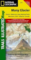 National Geographic Maps - Many Glacier, Glacier National Park: Trails Illustrated National Parks - 9781566954709 - V9781566954709