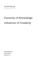 Gerald Raunig - Factories of Knowledge, Industries of Creativity - 9781584351160 - V9781584351160