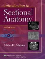 Michael Madden - Introduction to Sectional Anatomy - 9781609139612 - V9781609139612
