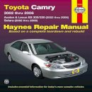 Haynes Publishing - Toyota Camry, Avalon & Lexus Es 300/330 2002-06 & - 9781620920275 - V9781620920275