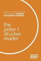 Peter F. Drucker - The Peter F. Drucker Reader: Selected Articles from the Father of Modern Management Thinking - 9781633692190 - V9781633692190