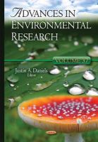 Justina Daniels - Advances in Environmental Research: Volume 37 - 9781634636025 - V9781634636025