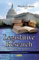 Wandagraham - Legislative Research: Guidance & Resources - 9781634637824 - V9781634637824