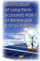 Valentinas Klevas - Justification of Long-Term Economic Policy of Renewable Energy Sources - 9781634832038 - V9781634832038