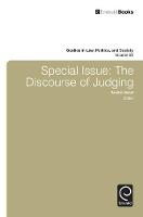 Austin Sarat - Special Issue: The Discourse of Judging - 9781780528700 - V9781780528700