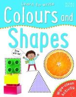 Miles Kelly - Learn to Write Colours and Shapes (Wipe-Clear) - 9781782096290 - V9781782096290