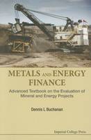 Buchanan, Dennis L. - Metals and Energy Finance - 9781783268511 - V9781783268511