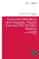 John A. Bishop (Ed.) - Economic Well-Being and Inequality: Papers from the Fifth ECINEQ Meeting - 9781783505678 - V9781783505678