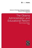Eboni M. Zamani-Gallaher (Ed.) - The Obama Administration and Educational Reform - 9781783507092 - V9781783507092