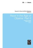 Donald Cunnigen (Ed.) - Race in the Age of Obama: Part 2 - 9781783509829 - V9781783509829