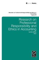 Cynthia Jeffrey - Research on Professional Responsibility and Ethics in Accounting (Research on Professional Responsibility and Ethics in Accounting) - 9781784416669 - V9781784416669