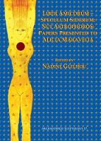 Nadine Guilhou - Liber Amicorum-Speculum Siderum: Nut Astrophoros: Papers Presented to Alicia Maravelia - 9781784915223 - V9781784915223