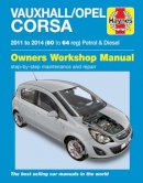 Haynes Publishing - Vauxhall/Opel Corsa petrol & diesel (11-14) 60 to 64 Haynes Repair Manual - 9781785213359 - V9781785213359