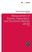 Hardback - Measurement of Poverty, Deprivation, and Social Exclusion - 9781785603877 - V9781785603877