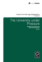 Hardback - The University under Pressure - 9781785608315 - V9781785608315