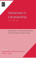 John Carlo Bertot (Ed.) - Perspectives on Libraries as Institutions of Human Rights and Social Justice - 9781786350589 - V9781786350589