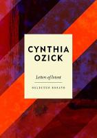 Ozick, Cynthia - Letters of Intent - 9781786491077 - V9781786491077