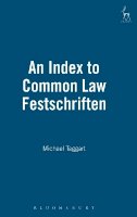  - An Index to Common Law Festschriften - 9781841136417 - V9781841136417