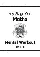Cgp Books - KS1 Mental Maths Workout - Year 1 - 9781841460857 - V9781841460857
