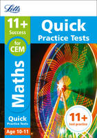 Collins Uk - Letts 11+ Success  11+ Maths Quick Practice Tests: for the CEM tests: Age 10-11 - 9781844198931 - V9781844198931