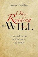 Jeremy Tambling - On Reading the Will - 9781845194994 - V9781845194994