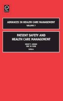 Grant T. Savage - Patient Safety in Health Care Management - 9781846639548 - V9781846639548
