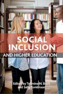 Tehmina N Basit - Social Inclusion and Higher Education - 9781847427977 - V9781847427977