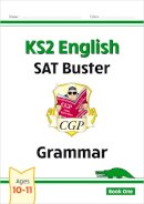 Cgp Books - KS2 English SAT Buster: Grammar - Book 1 (for the 2024 tests) - 9781847629074 - V9781847629074