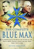 Kevin Brazier - Complete Blue Max - 9781848848160 - V9781848848160
