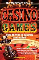 Paul Mendelson - The Mammoth Book of Casino Games - 9781849012713 - KEX0265879