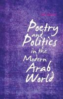 Atef Alshaer - Poetry and Politics  in the Modern Arab World - 9781849043199 - V9781849043199