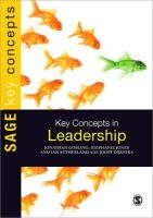 Jonathan Gosling - Key Concepts in Leadership - 9781849205894 - V9781849205894