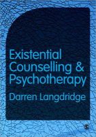 Darren Langdridge - Existential Counselling and Psychotherapy - 9781849207690 - V9781849207690