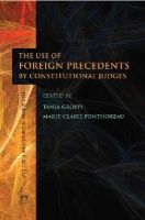Groppi Tania - The Use of Foreign Precedents by Constitutional Judges - 9781849466592 - V9781849466592