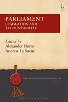 Horne Alexander - Parliament: Legislation and Accountability - 9781849467162 - V9781849467162