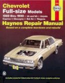 Curt Choate - Chevrolet Full-size Models 1969-90 V6 and V8 Owner's Workshop Manual - 9781850106364 - V9781850106364