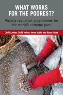 Roger Hargreaves - What Works For The Poorest?: Poverty Reduction Programmes for the World's Ultra-Poor - 9781853396908 - V9781853396908