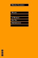 Wilde, Oscar - Woman of No Importance - 9781854598240 - V9781854598240