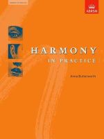 Anna Butterworth - Harmony in Practice - 9781854728333 - V9781854728333