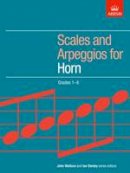 Abrsm - Scales and Arpeggios for Horn, Grades 1-8 - 9781854728500 - V9781854728500