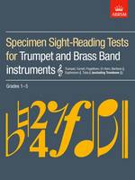 Abrsm - Specimen Sight-Reading Tests for Trumpet and Brass Band Instruments, Treble Clef - 9781854728555 - V9781854728555