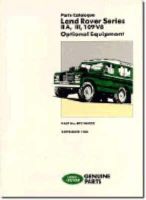 Brooklands Books Ltd - Land Rover Series IIA, III and 109V8 Optional Equipment - 9781855202870 - V9781855202870