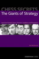 Neil Mcdonald - Chess Secrets: The Giants of Strategy - 9781857445411 - V9781857445411