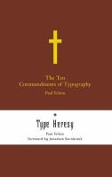 Paul Felton - The Ten Commandments of Typography - 9781858943558 - V9781858943558