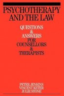 Peter Jenkins - Psychotherapy and the Law - 9781861564191 - V9781861564191