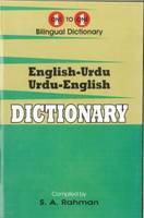 S. A. Rahman - English-Urdu & Urdu-English One-to-One Dictionary - 9781908357595 - V9781908357595