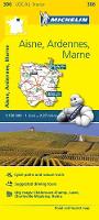 Michelin - Michelin FRANCE: Aisne, Ardennes, Marne Map 306 (Maps/Local (Michelin)) - 9782067210004 - V9782067210004