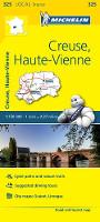 Michelin - Michelin FRANCE: Creuse, Haute-Vienne Map 325 (Maps/Local (Michelin)) - 9782067210394 - V9782067210394