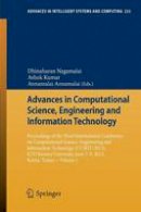 Dhinaharan Nagamalai (Ed.) - Advances in Computational Science, Engineering and Information Technology - 9783319009506 - V9783319009506