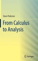 Steen Pedersen - From Calculus to Analysis - 9783319136400 - V9783319136400